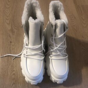 White Winter Boots